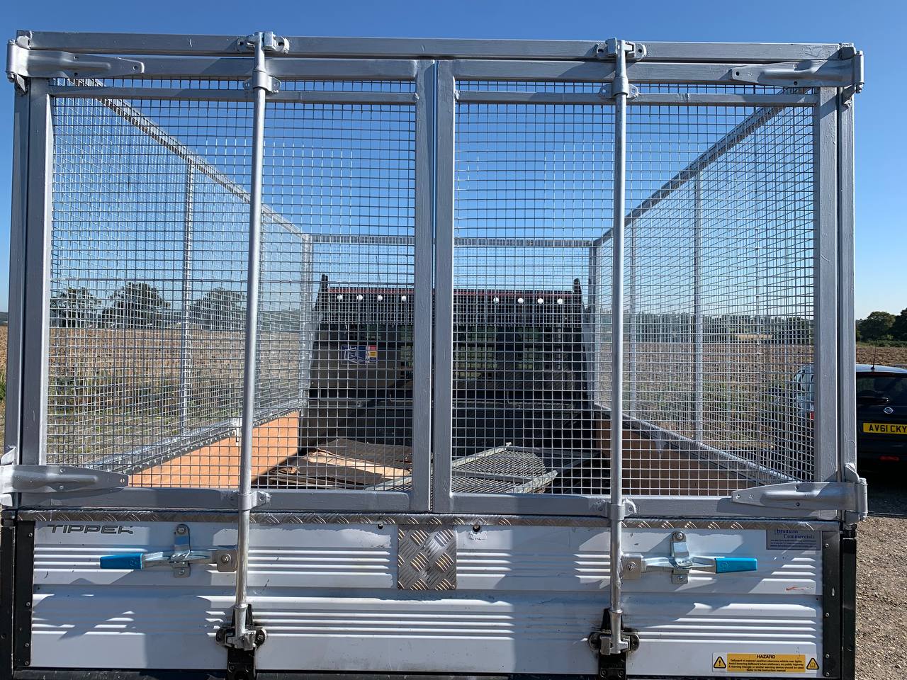 Custom-built cages for all van models. Options for mesh, GRP, and full panel designs.